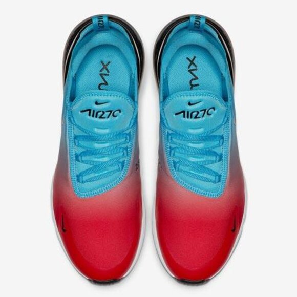 Men\'s Nike Air Max 270- Firecracker Blue Fury White University Red SIZE 12 main image 6